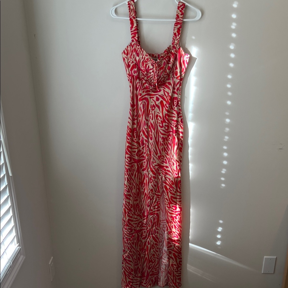 NICHOLAS 100% Silk Maxi Dress
